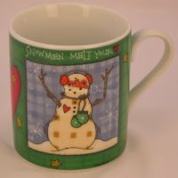 Fayette Skinner SNOWMEN MELT YOUR HEART Mug 1st Ed